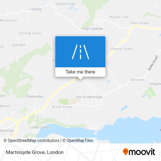 Martinsyde Grove map