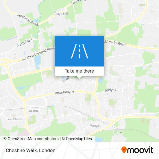 Cheshire Walk map