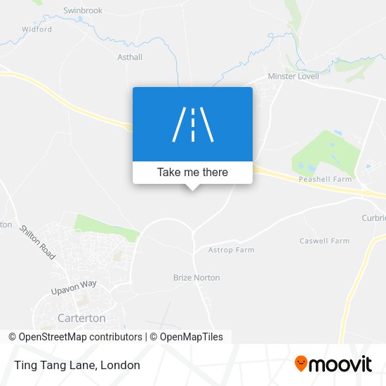 Ting Tang Lane map
