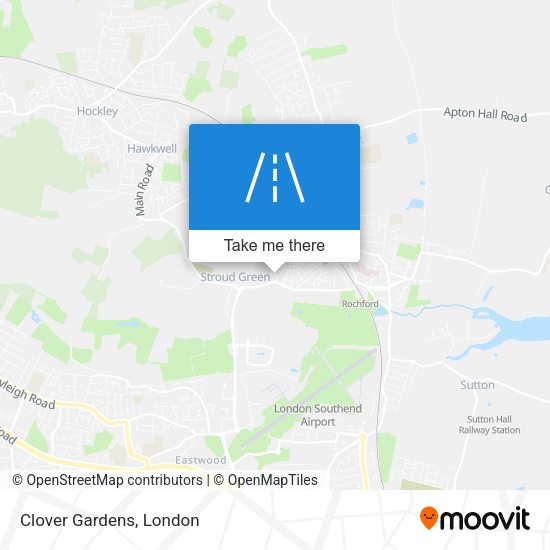 Clover Gardens map