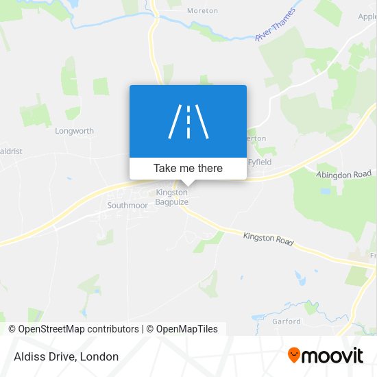 Aldiss Drive map