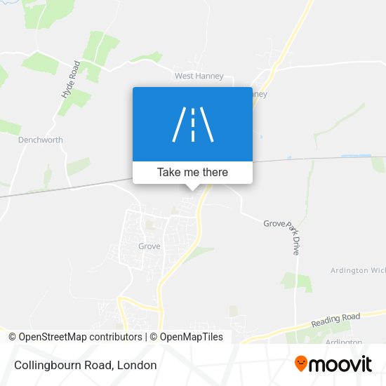 Collingbourn Road map
