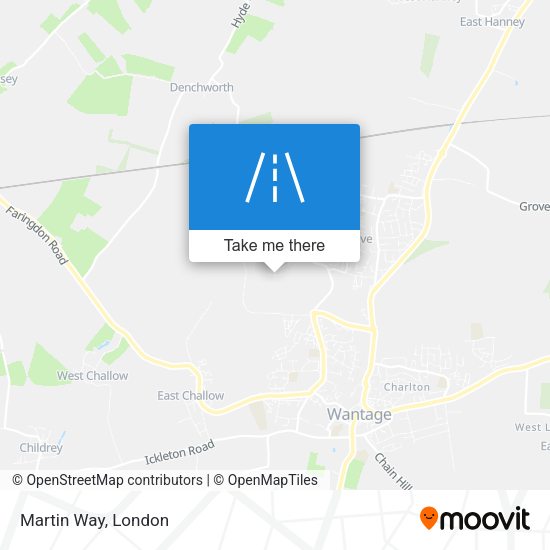 Martin Way map