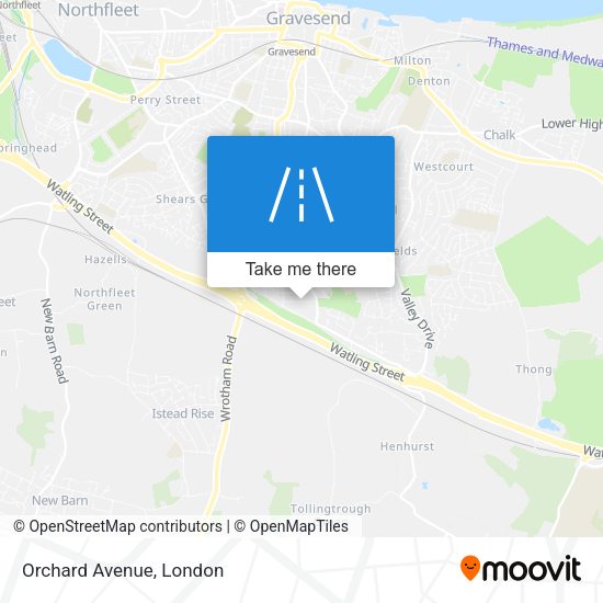 Orchard Avenue map
