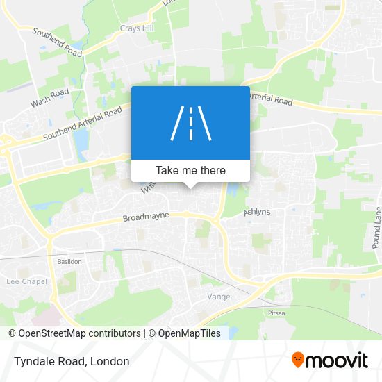 Tyndale Road map