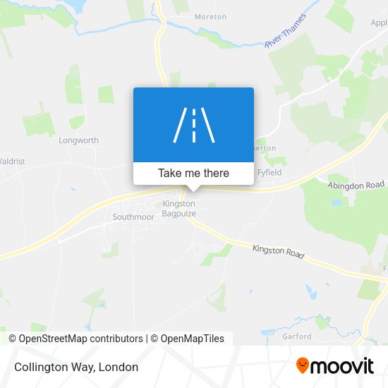 Collington Way map