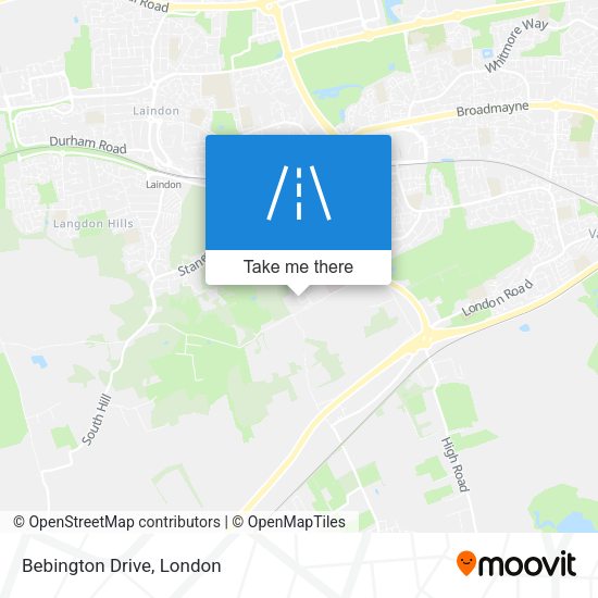 Bebington Drive map