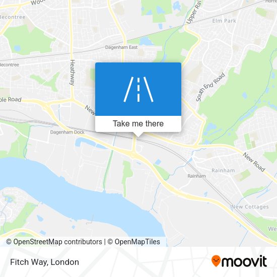 Fitch Way map