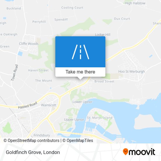 Goldfinch Grove map