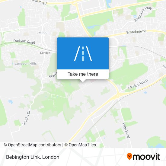 Bebington Link map
