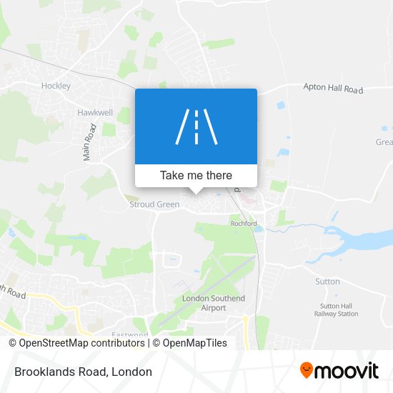 Brooklands Road map