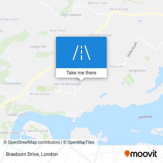 Braeburn Drive map