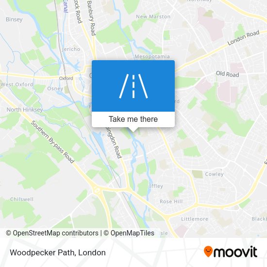 Woodpecker Path map