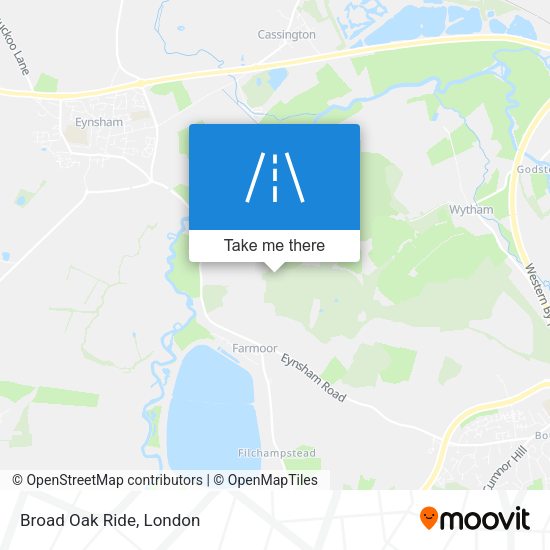 Broad Oak Ride map