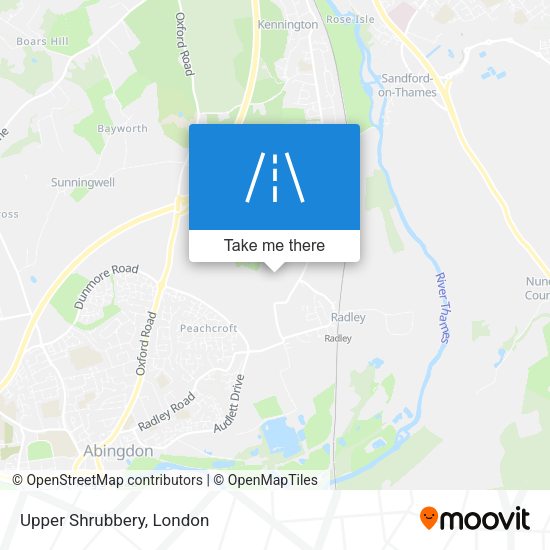 Upper Shrubbery map