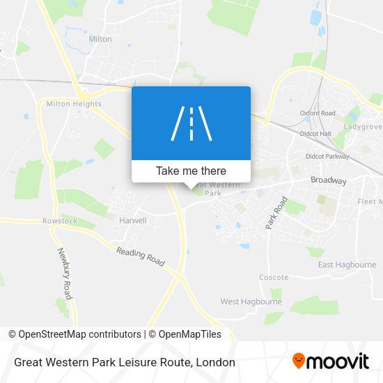 Great Western Park Leisure Route map