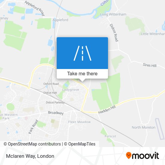 Mclaren Way map
