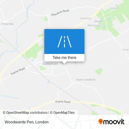 Woodwards Pen map