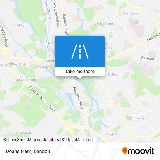 Deans Ham map