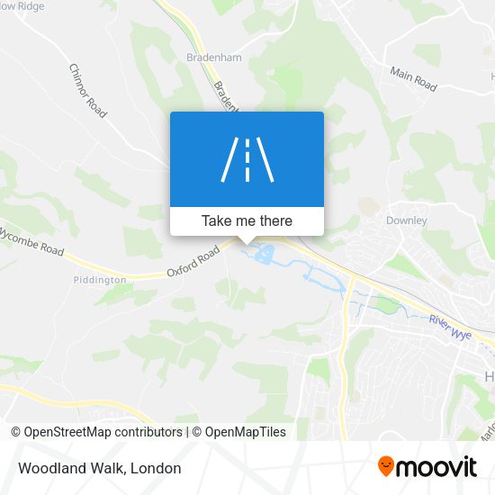 Woodland Walk map