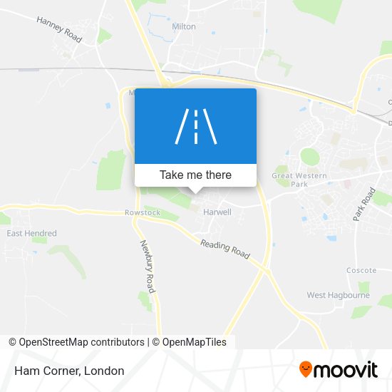 Ham Corner map