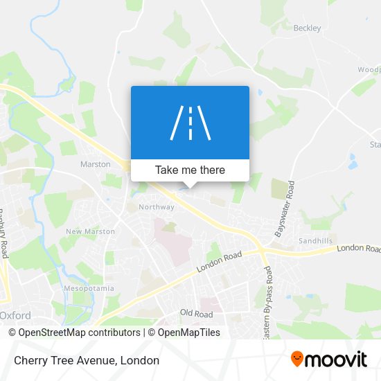 Cherry Tree Avenue map
