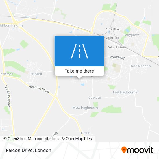 Falcon Drive map