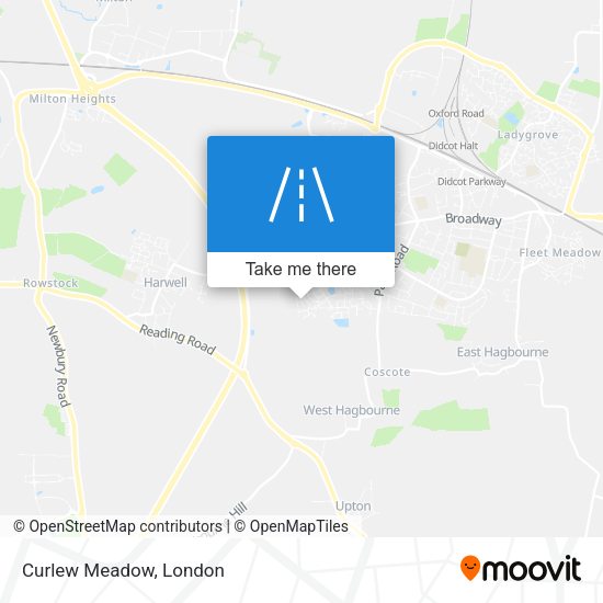 Curlew Meadow map