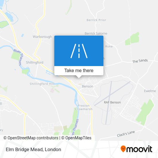 Elm Bridge Mead map