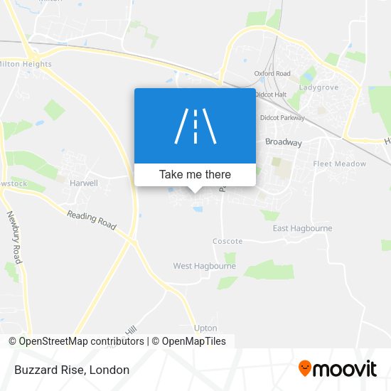 Buzzard Rise map