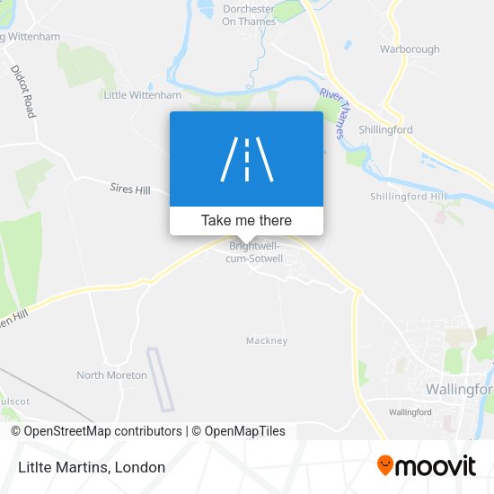 Litlte Martins map
