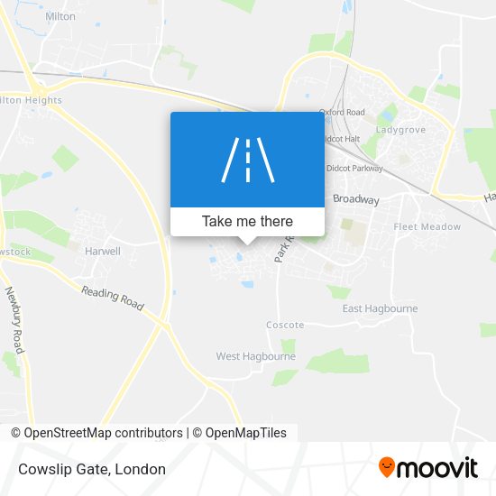Cowslip Gate map