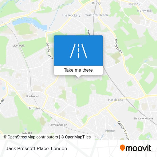 Jack Prescott Place map