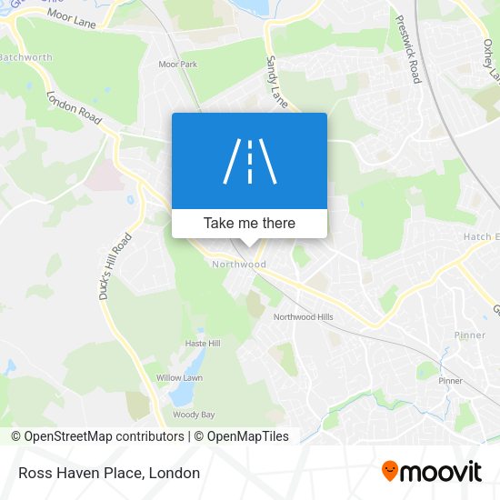 Ross Haven Place map