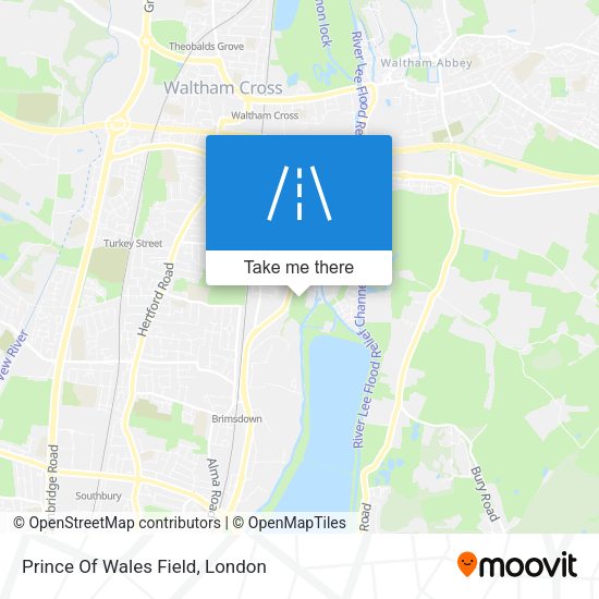 Prince Of Wales Field map