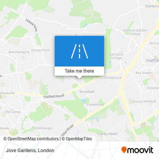 Jove Gardens map