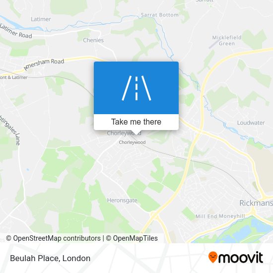 Beulah Place map