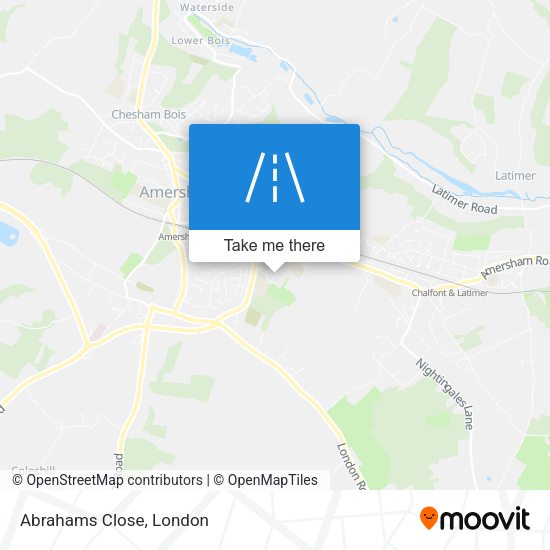 Abrahams Close map