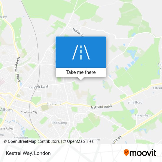 Kestrel Way map