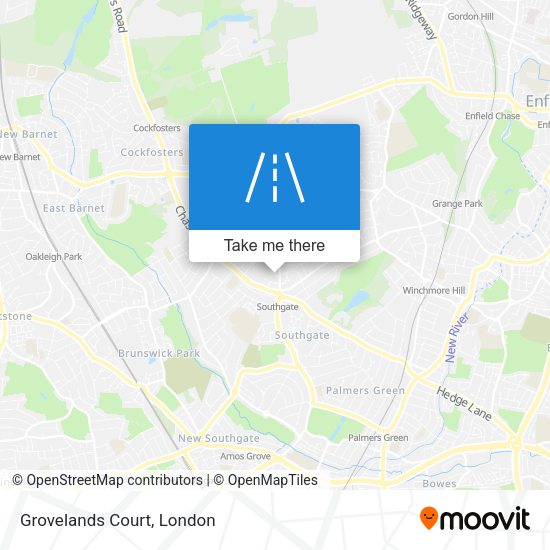 Grovelands Court map