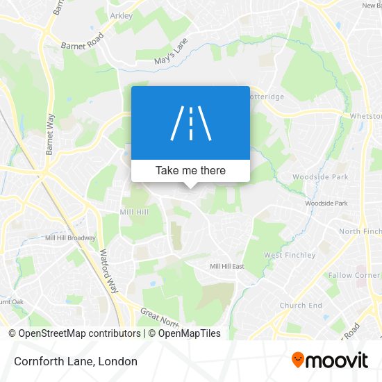 Cornforth Lane map