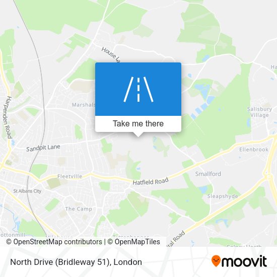 North Drive (Bridleway 51) map