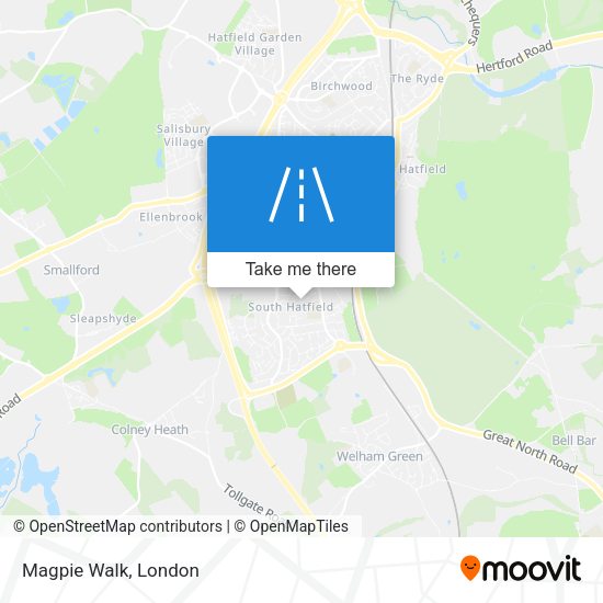 Magpie Walk map