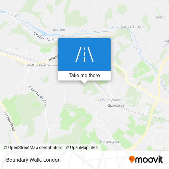 Boundary Walk map