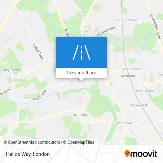 Helios Way map