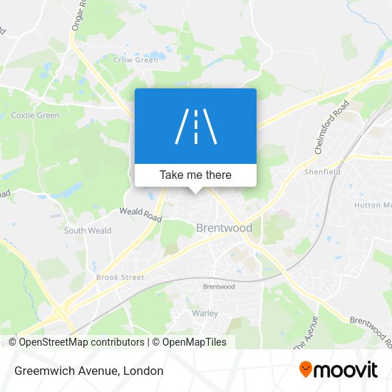 Greemwich Avenue map