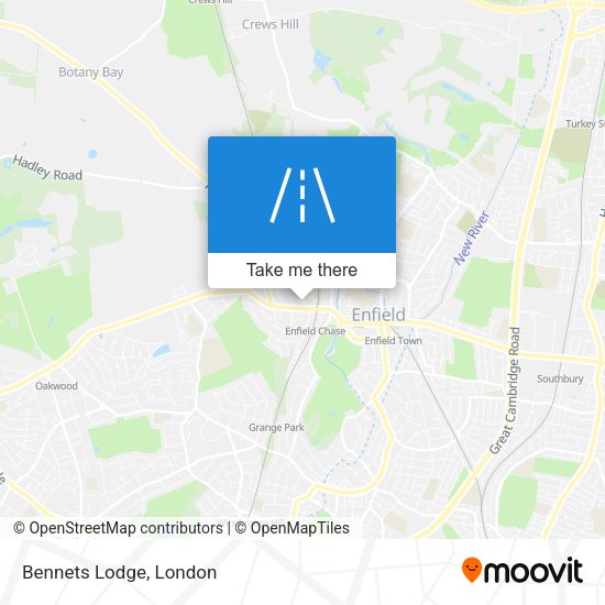 Bennets Lodge map