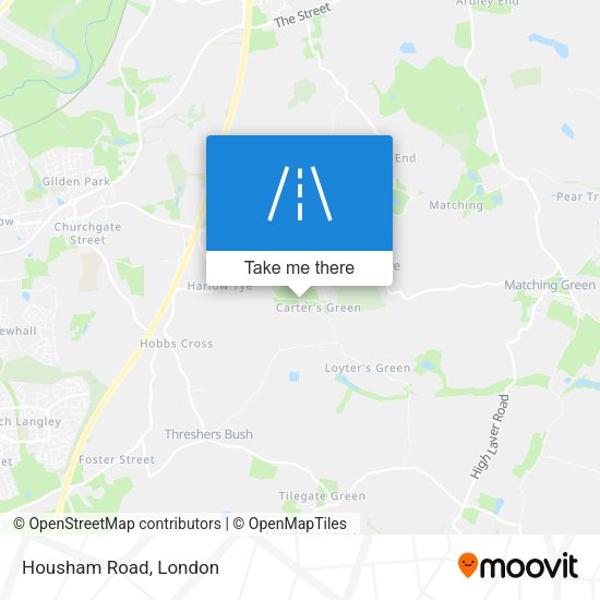 Housham Road map