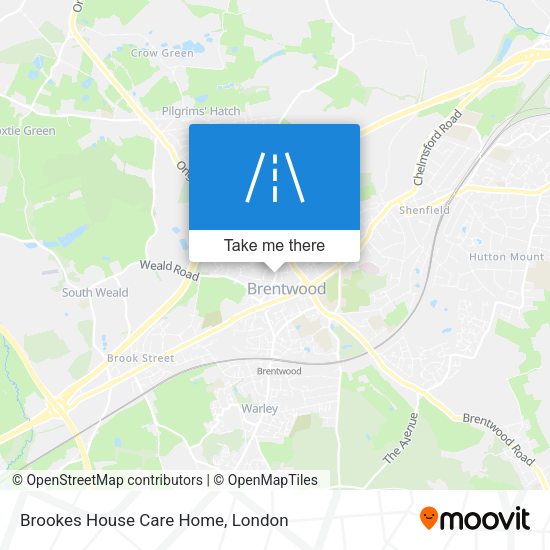 Brookes House Care Home map