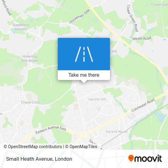 Small Heath Avenue map